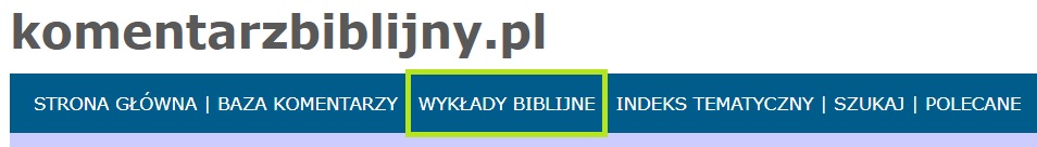 Wykłady Biblijne